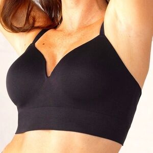 NEW Shapermint Truekind® Supportive Comfort Wireless Shaping Bra Black